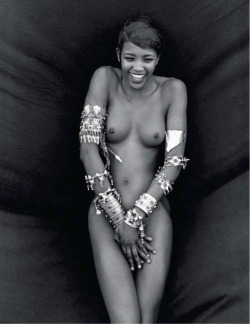 Naomi Campbell Photography by Peter Lindbergh Published in Vogue