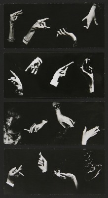 saloandseverine:  Man Ray, Hands montage, composed by Peter Grassman,