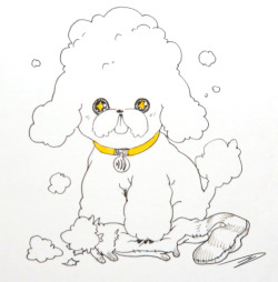 inktober #8, I drew thousandskies dog, Wifi~ HAPPY BIRTHDAY!!