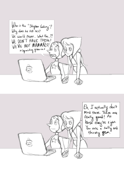 tassietyger:  Pearl Discovers Stephen Galaxy by tassietyger 