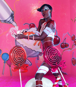 flyandfamousblackgirls: Candy Land. Cycle 8 ANTM: Dionne Walters,