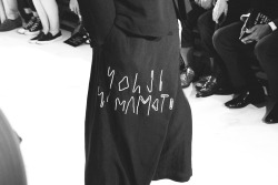 nock-nock-nock:  Yohji Yamamoto - S/S 2015 