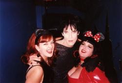 poisonivythecramps:  Lux Interior (of The Cramps) with Danielle