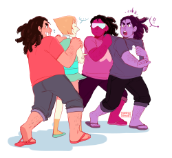 starrytyphoon:  since pearl’s still against steven tag, they
