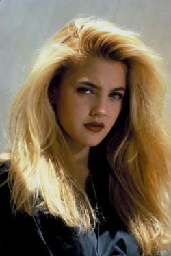 80s-90s-supermodels:  Drew Barrymore, mid 90s 