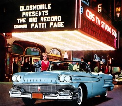 swinginglamour:  Patti Page Commercial , 1958 model Oldsmobile