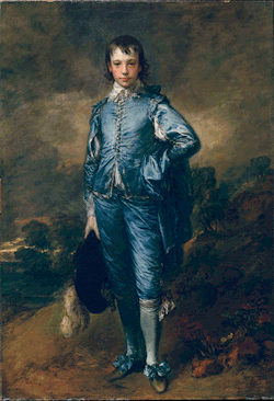 huntingtonlibrary:  Thomas Gainsborough was christened this day in 1727.Did you know that good ol’ Blue Boy once had a dog standing next to him? The Huntington had this famous Gainsborough painting x-rayed back in 1995, and that’s when the furry pooch