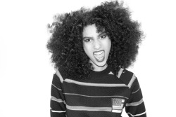 terrysdiary:  Imaan Hammam at my studio #4 