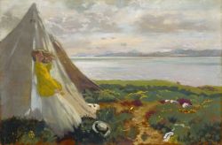 snowce:  Sir William Orpen, A Breezy Day, Howth, 1909 