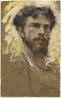   rancesco Paolo Michetti (Italian, 1851-1929), Self-portrait,
