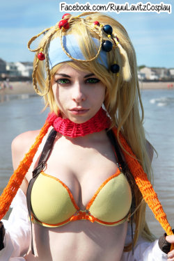 hotcosplaychicks:  Rikku by RyuuLavitz  Check out http://hotcosplaychicks.tumblr.com