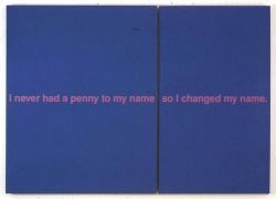 carangi:    Richard Prince, I Changed My Name, 1988  