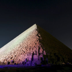theeconomist:    The Pyramid of Khufu, the largest of the pyramids