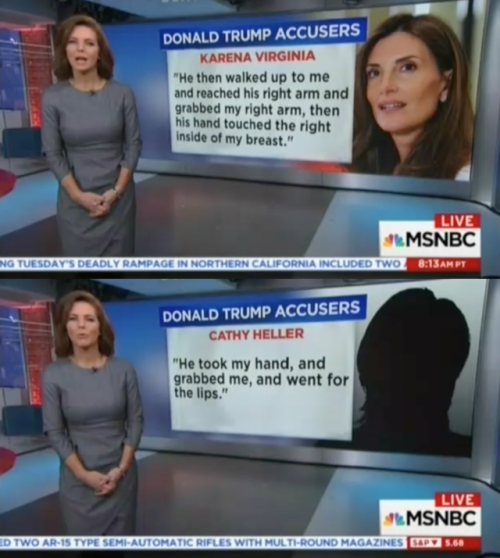 mediamattersforamerica: A must-watch: MSNBC’s Stephanie Ruhle reminds everyone of the known sexual assault accusations against Donald Trump, one by one, in detail.  At least Al Franken apologized…
