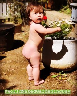 #WorldNakedGardenibgDay2019 My precious Luna Belle ❤️👼🏼❤️.