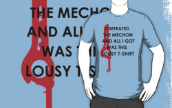 avatarem:  i DEFEATED THE MECHON AND…..Now available on Redbubble!Click