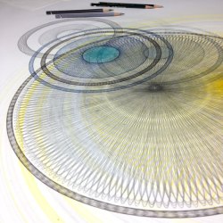 irakalan:  LARGE SCALE PARAMETRIC DRAWINGS BY MARY WAGNER artist