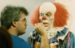 ohmy80s:Tim Curry gets his Pennywise -on.