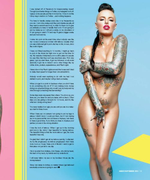 CHRISTY MACK (USA) - Photos for INKED MAG Photos by Christian Saint .[FranÃ§ais] La fabuleuse Christy Mack nâ€™Ã©tait pas encore apparu sur mon blog! Cette erreur est rÃ©parÃ© en vous montrant ces magnifiques photos![English] The fabulous Christy Mack