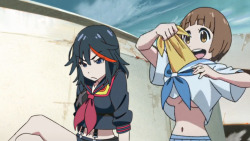 ryumako:  where’d that blush come from Ryuko-chan   silly babe~