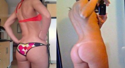 fitwithass:  Now you see it…now you don’t!Is that what you’d