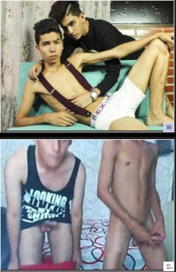 nudelatinos:  Charles and Maxx are new at webcam come watch them