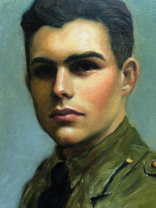 beyond-the-pale: Portrait of Young Ernest Hemingway - Pat Kelley
