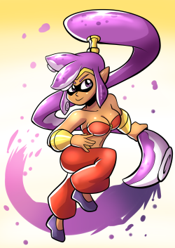captainanaugi:  Shantae Inkling! this was fun. Commission for