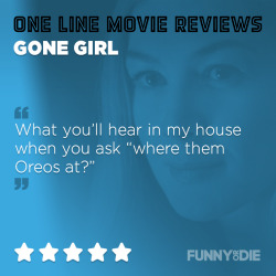 funnyordie:  One Line Movie Review: Gone Girl