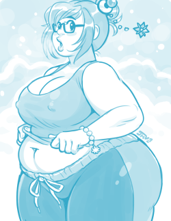 kaigetsudo:Saw some cute fat Mei drawings on twitter so I crashed