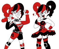 ninsegado91: misconny:  Old Harley Quinn drawings.  Crazy and