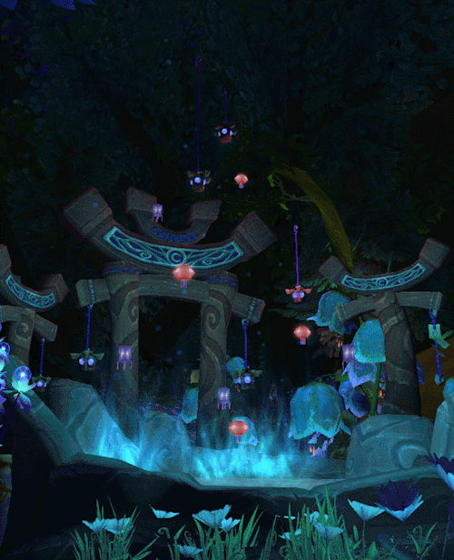 warcraft-real-estate:  The Dreamgrove during the Lunar Festival