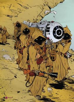 judgeanon:  destroycomics:Star Wars Trilogy by Paul PopeHoly