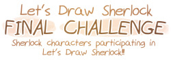 letsdrawsherlock:   February Challenge: Sherlock characters participating