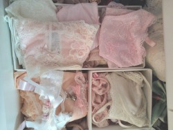 cemeterydoll:  some of my re-organised lingerie drawer 