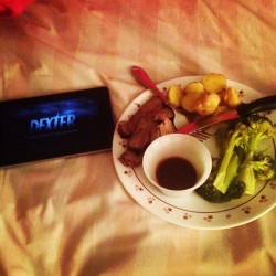 If you need me, talk to me till tomorrow LOL #dexter #dinner