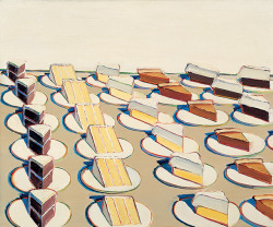 la-beaute–de-pandore:   Wayne Thiebaud     sad cake 