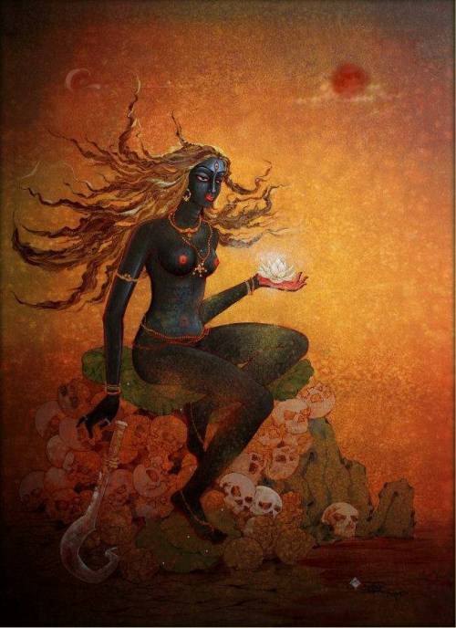 arjuna-vallabha:  Kalika, by Tanushree Ghosh 