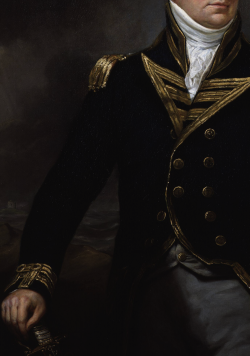 Edward Pellew, 1st Viscount Exmouth by James Northcote. detail