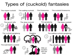 shakespeareanman:  There are many types of cuckold fantasies:The