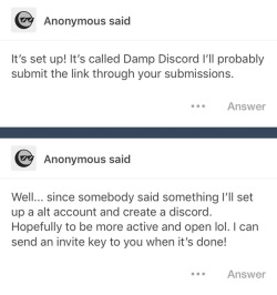 Discord omo coming up’