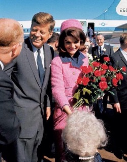 jacquelineleebouvier:  John F. Kennedy and his radiant wife,