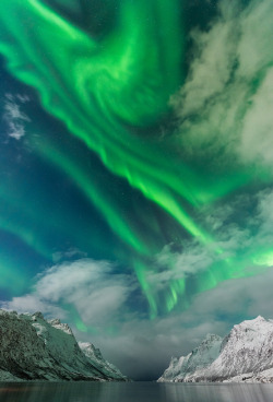 radivs:  Auroras on a Cloud by Lars-Espen Langhaug