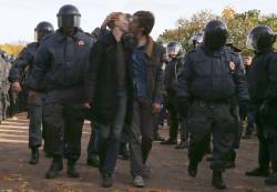 Russie 2013 - Baiser de la protestation.