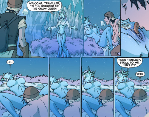 loopez:Selected cartoons from OGLAF.com, a weekly online comic specializing in humorous pornography with D&D / fantasy RPG themes.I know of this place too. Have you been?