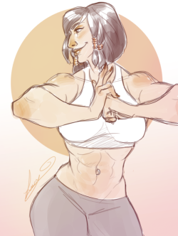 lucydoesart:I love Pharah’s shape