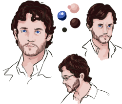void-bee:  drew some ref images of my boi will graham <3 (guess