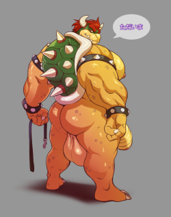 ghosts-go-boo: I’m not even sorry. A very lewd Bowser. I’m