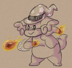 /vp/ drawthread: “Requesting another audino pic.This one