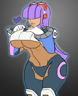project-sexy-art: Layer from Megaman X8 Was a little bit bored